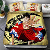 One Piece Luffy Duvet Cover Yellow