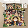 One Piece Characters and Luffy Duvet Cover