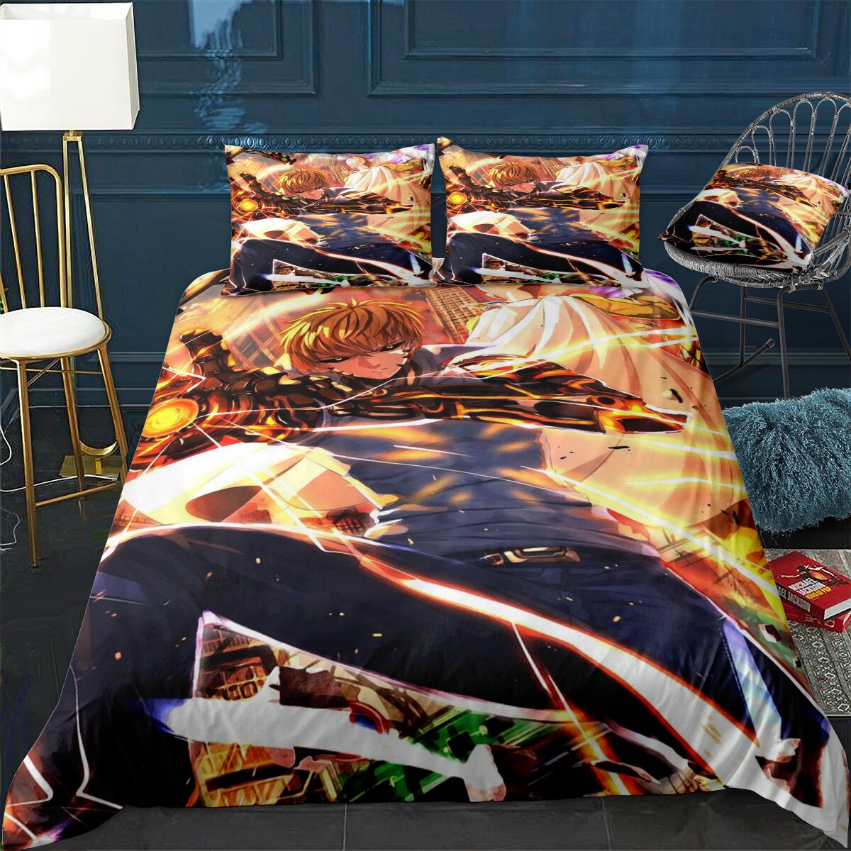 One Punch Man Genos Duvet Cover