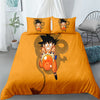 Dragon Ball Goku Orange Duvet Cover