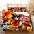 Orange Dragon Ball Duvet Cover