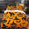 Halloween Orange Duvet Cover