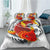 Red Carp Fish Duvet Cover