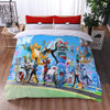 Pokemon And Their Trainers Duvet Cover