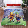 Pokemon Play Soccer Duvet Cover