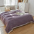 Purple Cotton Gauze Duvet Cover