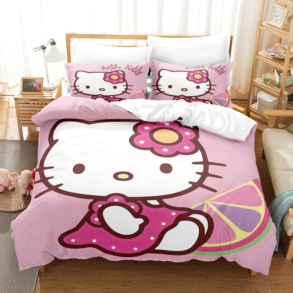 Hello Kitty Pink Duvet Cover