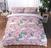 Unicorn Pink Duvet Cover