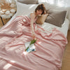 Powder Pink Cotton Gauze Duvet Cover