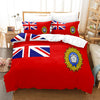 England Flag Red Duvet Cover