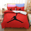 Michael Jordan Red Duvet Cover