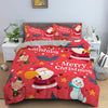 Santa Claus Red Duvet Cover