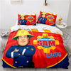 Fireman Sam Red Duvet Cover