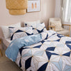 Blue And White Scandinavian Duvet Cover