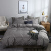 Dark Gray Scandinavian Duvet Cover