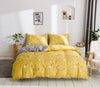 Starry Yellow Scandinavian Duvet Cover