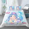 Dreamy Blue Mermaid Duvet Cover