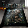 Skeleton in a Graveyard Duvet Cover