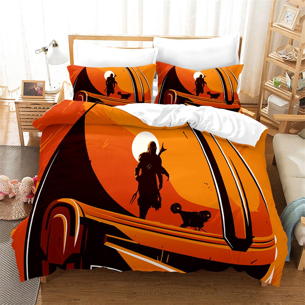 Duvet Cover Star Wars The Mandalorian Painting