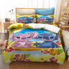 Stitch And Angel Beach Duvet Cover