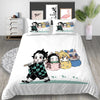 Duvet Cover Tanjiro Demon Slayer White