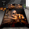 Skull in a Cave Duvet Cover