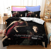 The Vampire Diaries Stefan And Elena Duvet Cover