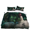 Totoro And Satsuki Duvet Cover