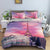 Duvet Cover Eiffel Tower Under A Pink Sunset