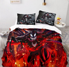 Red Venom Duvet Cover