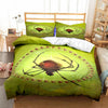 Green Spider Duvet Cover