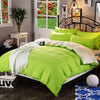 Polyester Green Duvet Cover