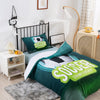 Soccer Green Duvet Cover