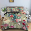 Floral Distressed Duvet Cover