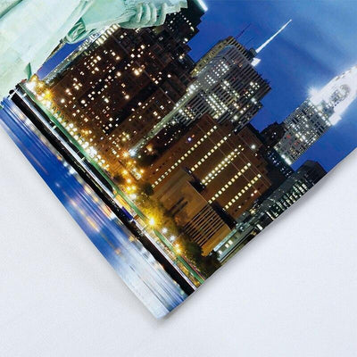 Vintage New York Blue Duvet Cover