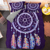 Dream Catcher Purple Duvet Cover