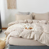 Duvet Cover 220x240 Beige Brown