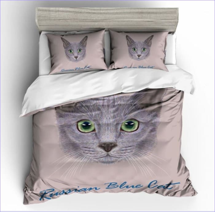 Duvet Cover 220x240 Cat Pattern