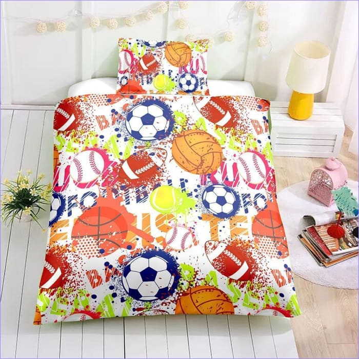 Sport Balls Teenage Duvet Cover