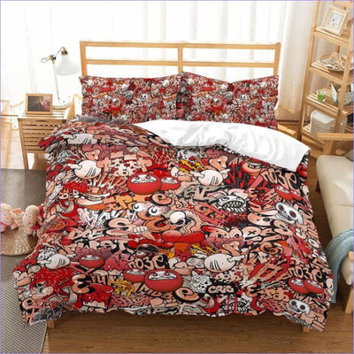 Teen Graffiti Duvet Cover