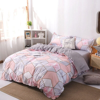 Gray Teenage Duvet Cover