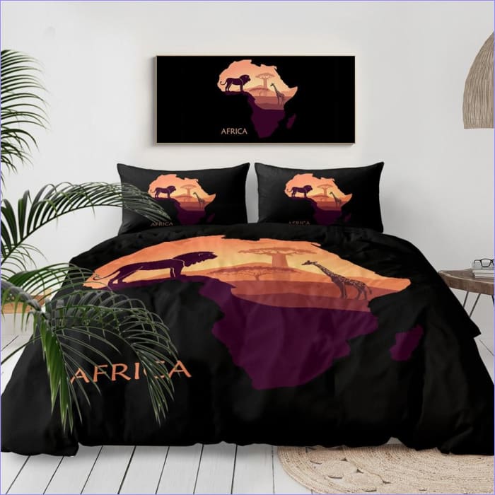 Africa and Savanna Duvet Cover