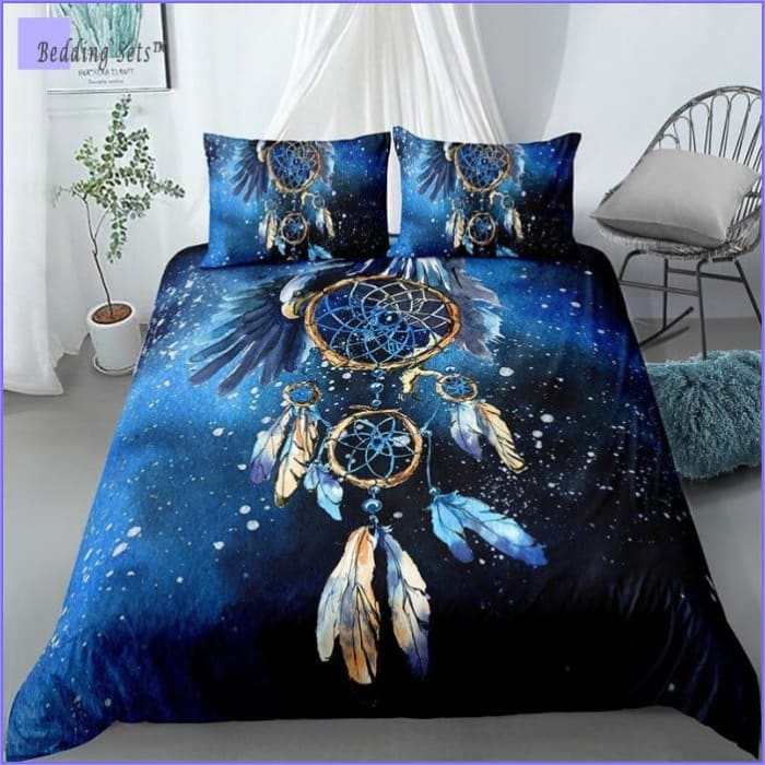 Night Eagle Dreamcatcher Duvet Cover