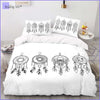 Peace Rosary Dreamcatcher Duvet Cover