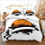 Basket White and Orange Duvet Cover