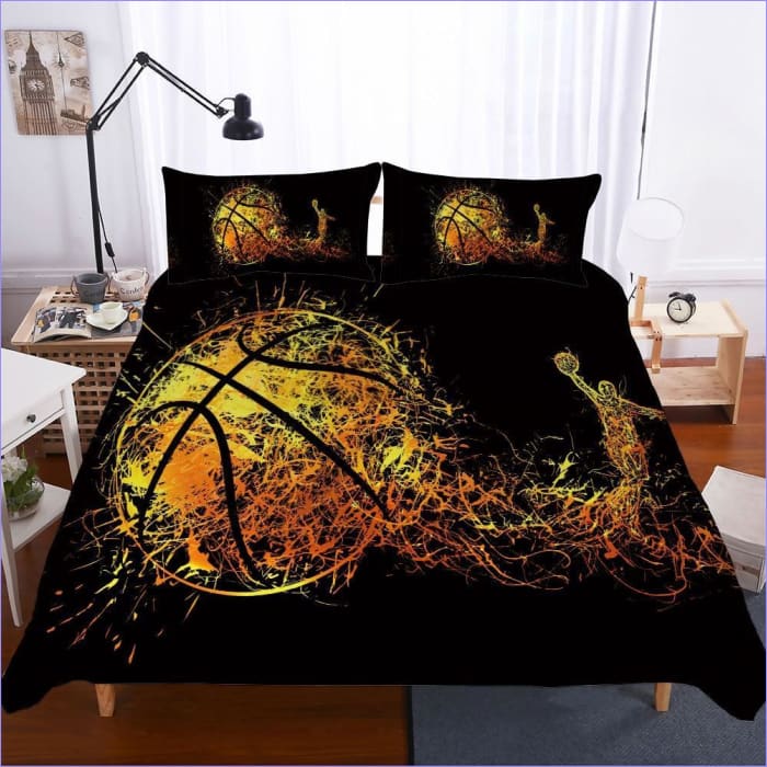 BasketBall Ballon d'or Duvet Cover