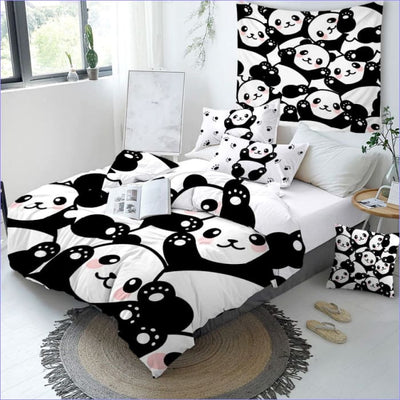 Baby Pandas Duvet Cover