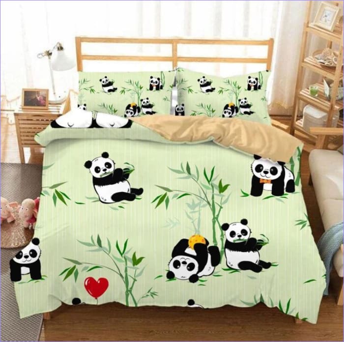 Baby Pandas Duvet Cover