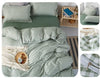 White Green Duvet Cover