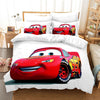 Baby Cars White Duvet Cover